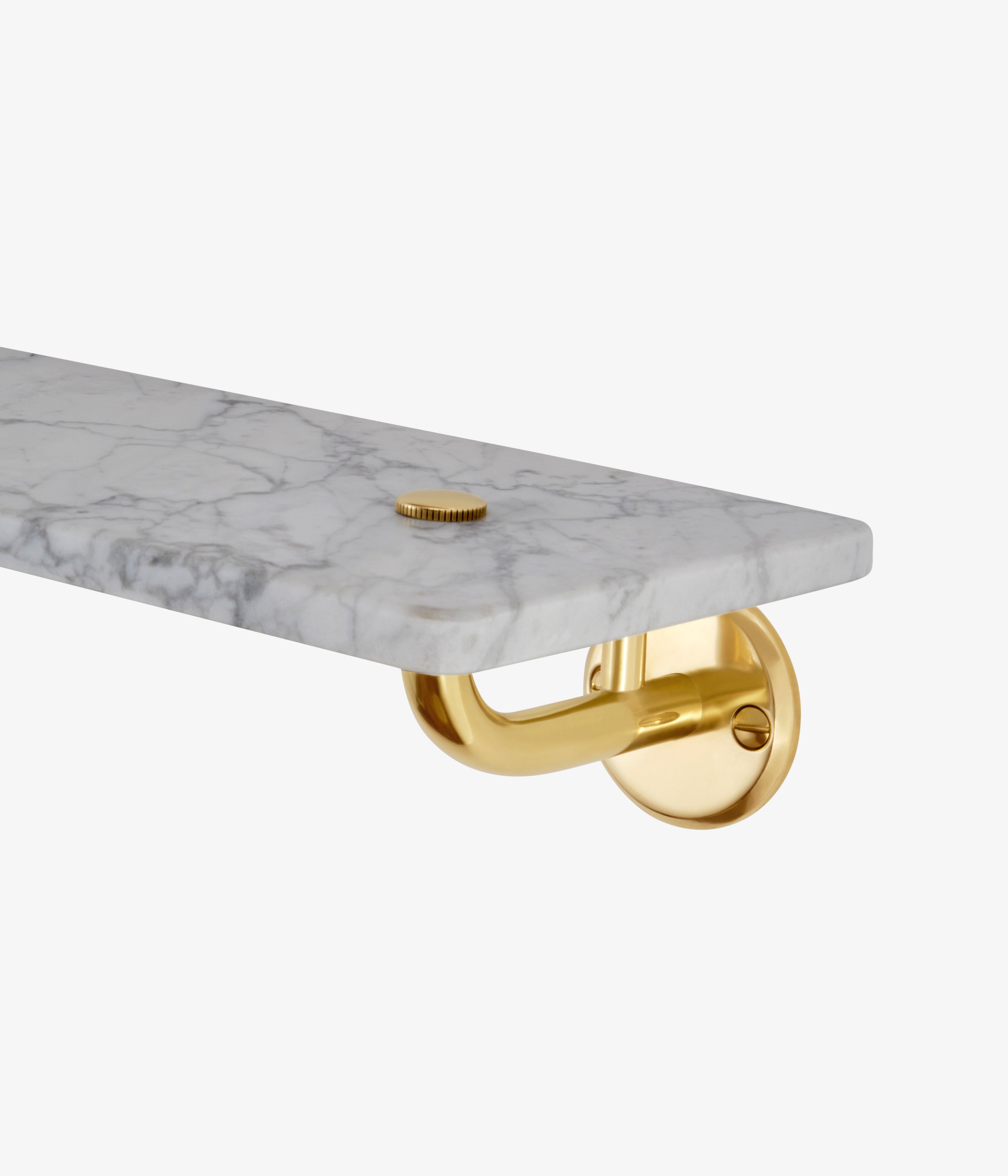 Classic Carrara Marble Shelf