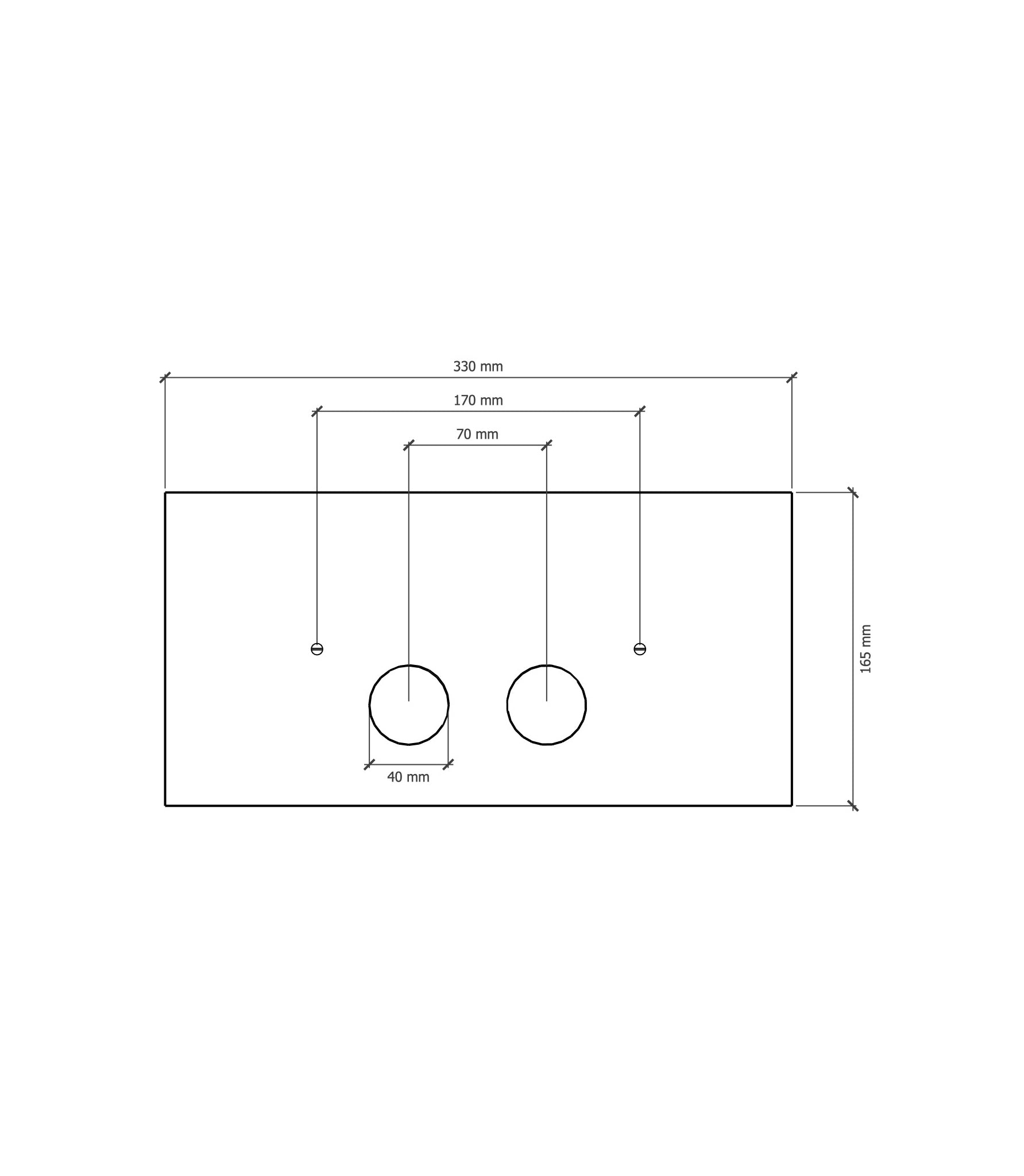 Farfalla Flush Plate