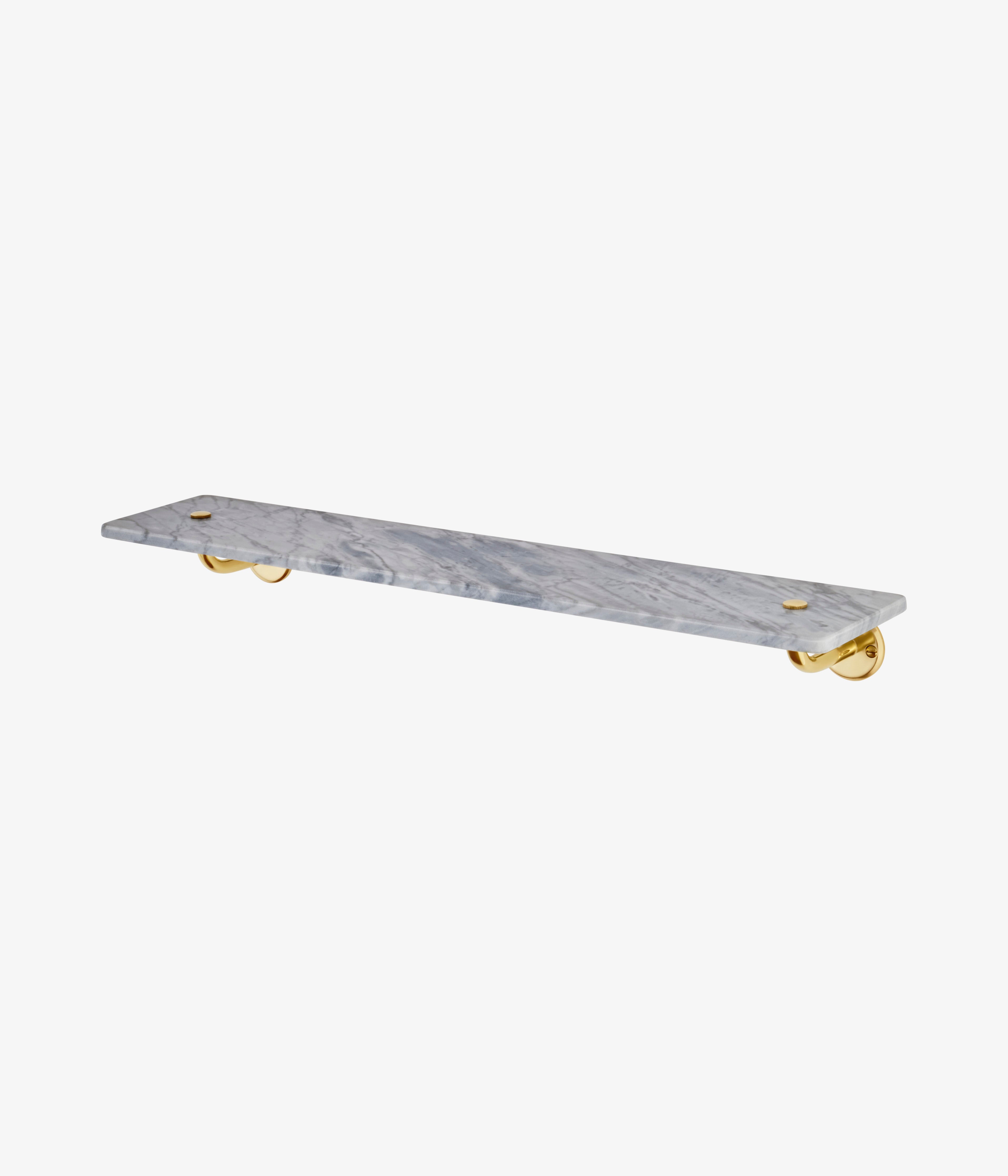 Classic Bardiglio Marble Shelf