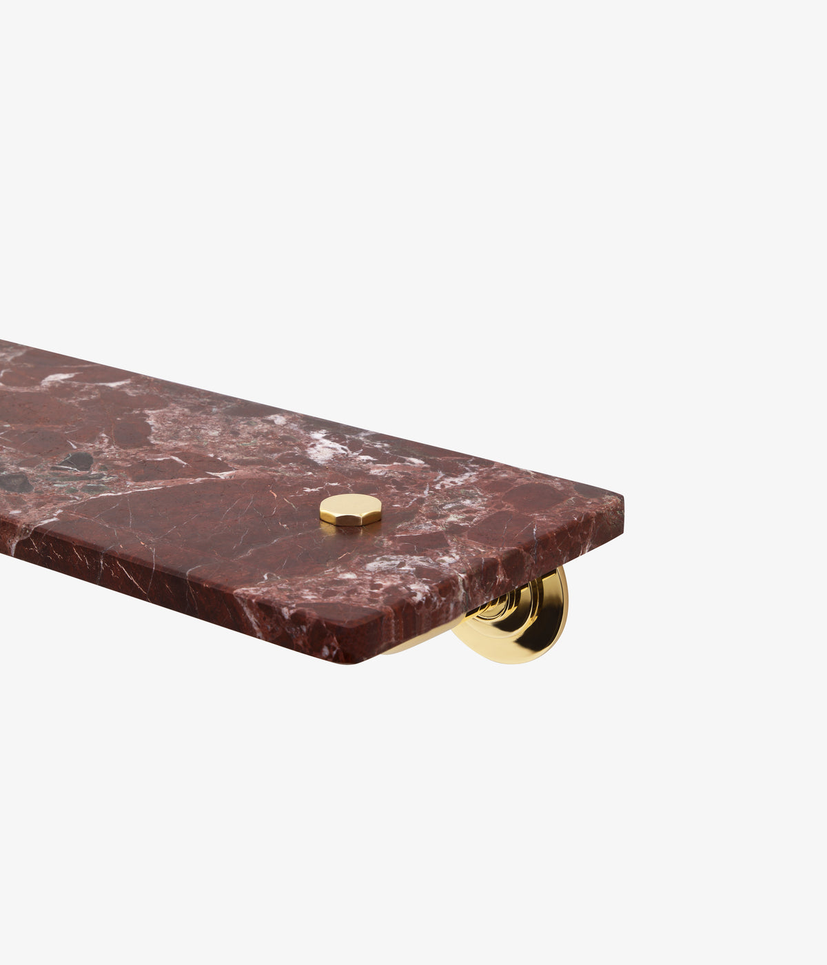 Classic Rosso Marble Shelf