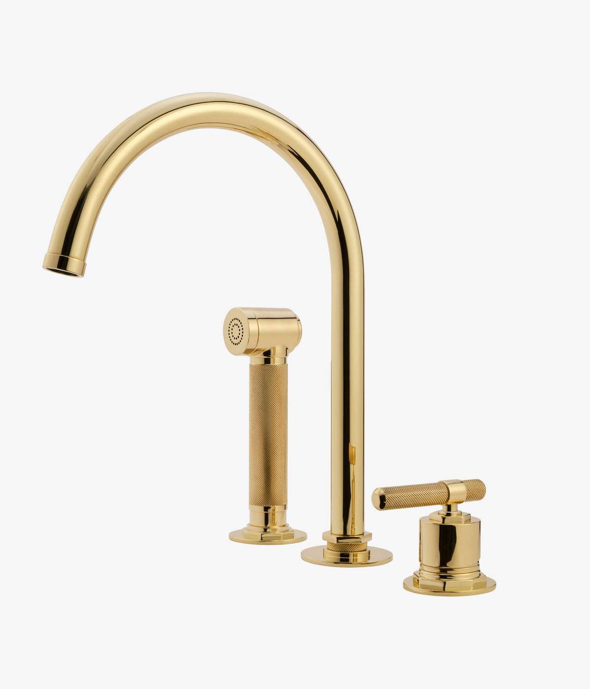 Cielo Aureo Two Hole Kitchen Set
