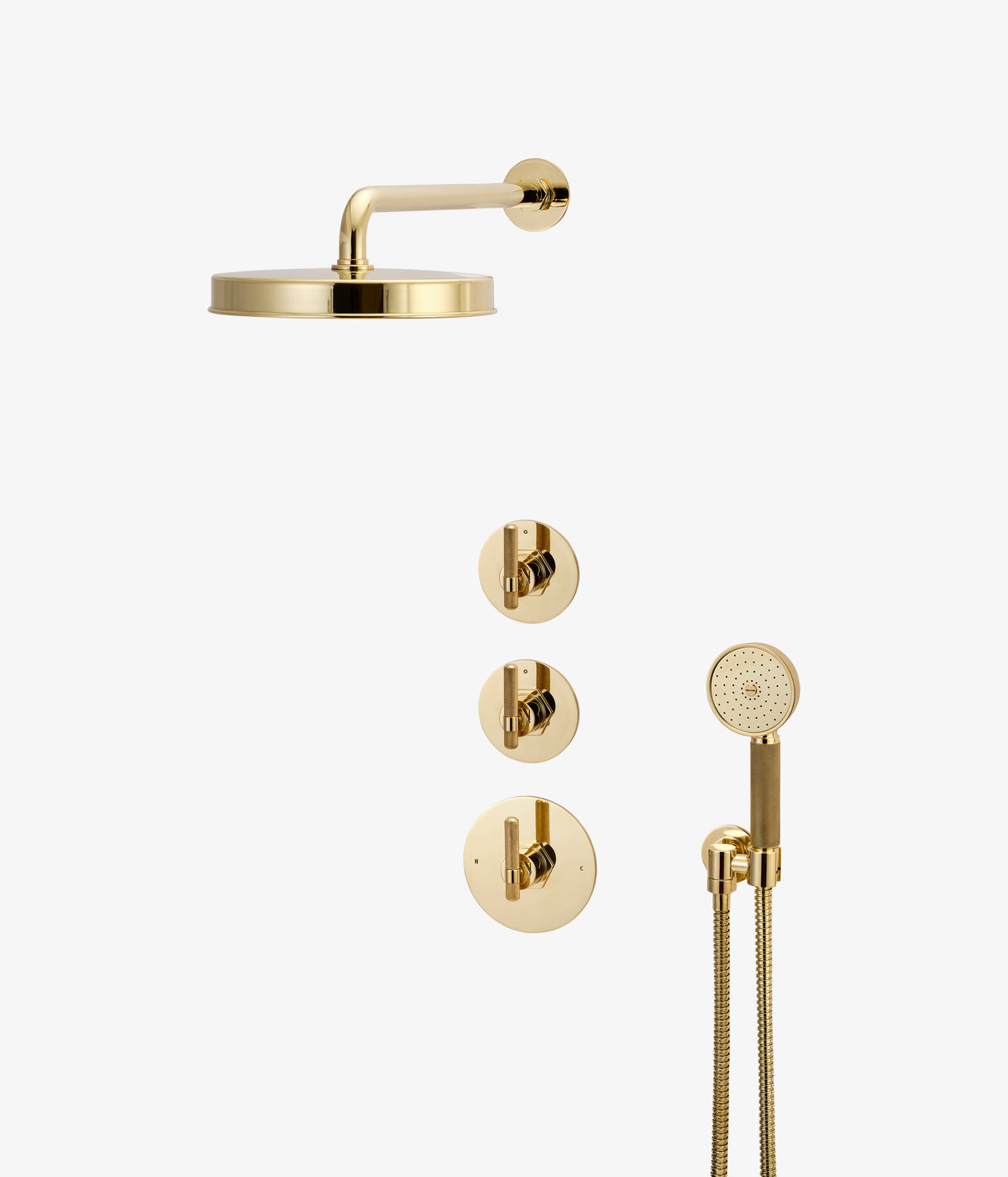 Cielo Aureo Thermostatic Shower Set