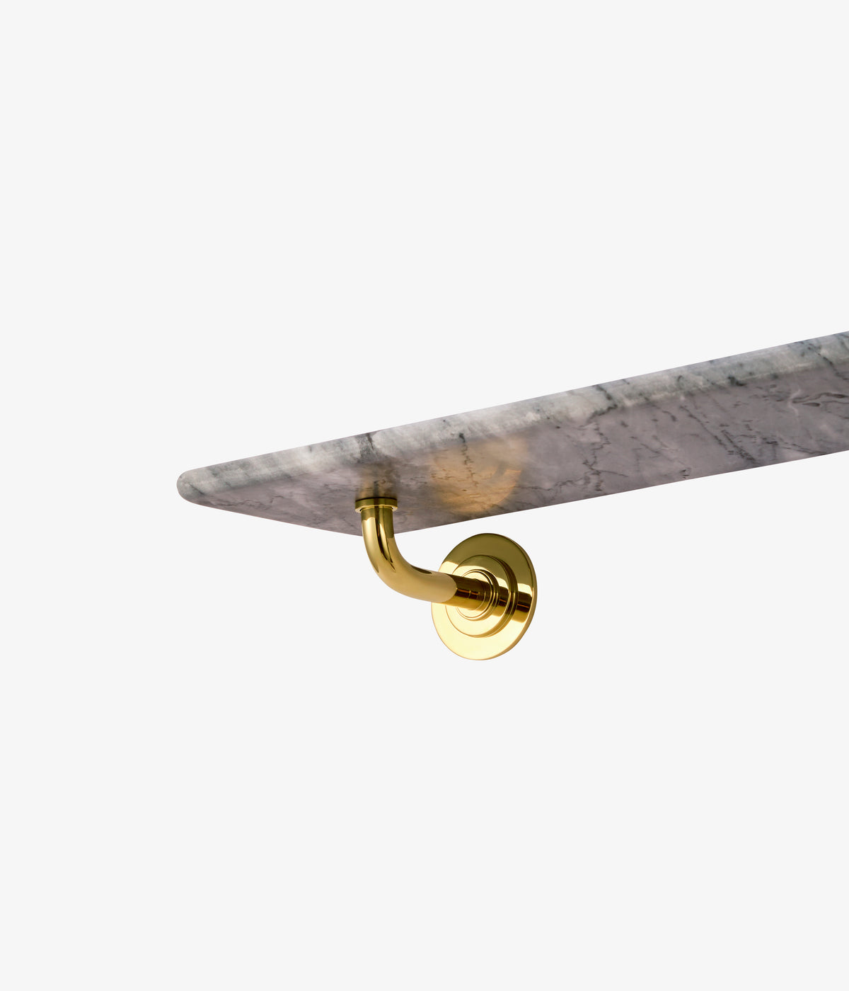Classic Bardiglio Marble Shelf