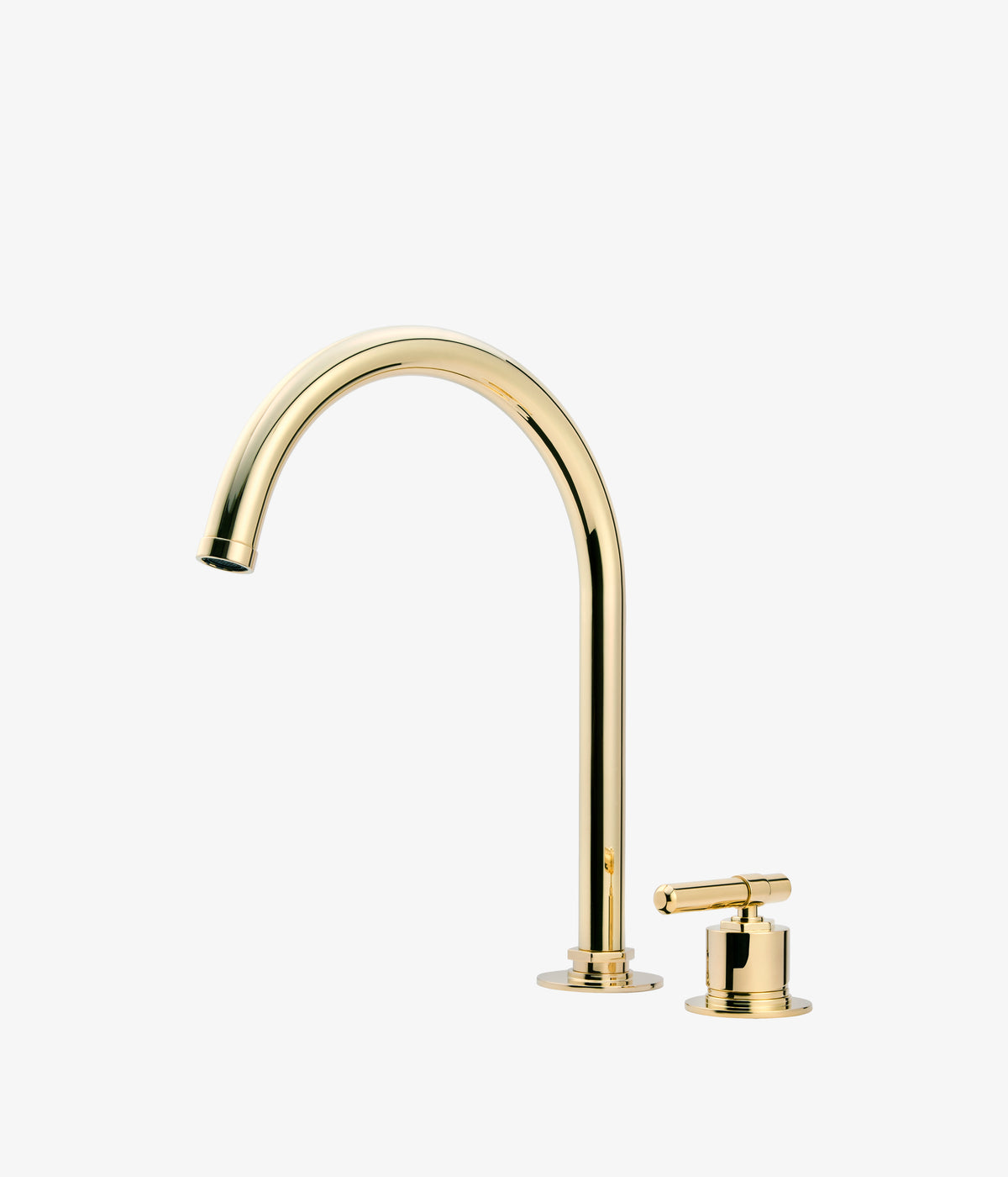 Cielo Sans Two Hole Mixer Gooseneck
